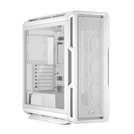 Corsair 5000T Boîtier PC ATX Mid-Tower Blanc, Compatible ASUS BTF/MSI Project Zero/Gigabyte Project Stealth, Design Audacieux et Ventilation Amovible