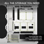 Corsair 5000T Boîtier Gaming Mid Tower Blanc avec Verre Trempé