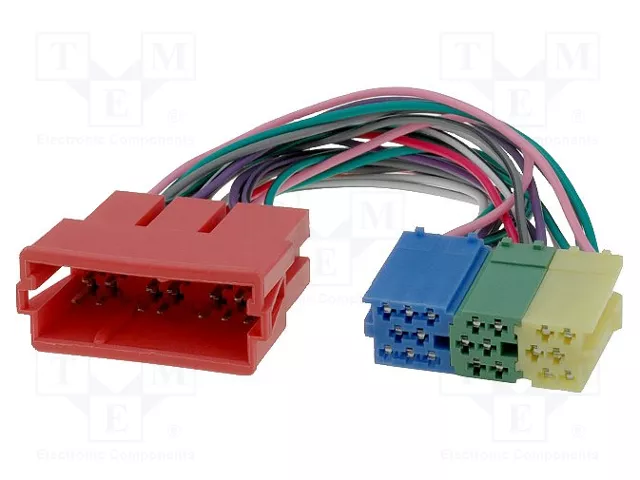 4CARMEDIA Adaptateur ISO mini socle 20pin vers ISO mini prise pour Audi et VW 4CARMEDIA Adaptateur ISO mini socle 20pin vers ISO mini prise pour Audi et VW
