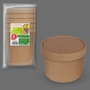 Best Products Envase de cartón redondo con tapa 350cc, 5 unités