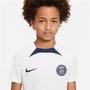Maillot de Football à Manches Courtes pour Enfants Nike París Saint-Germain Strike Blanc S