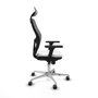Piqueras y Crespo Chaise de Bureau Jorquera 3D086G1 Blanc