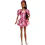 Barbie Poupée Deluxe Style JFP41 Robe Coupe Boule Corail Métallisé