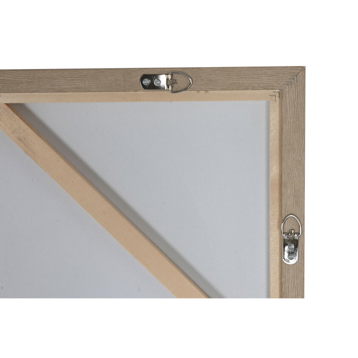 Toile Home ESPRIT Orange Mauve Moderne Urbaine 100 x 4 x 140 cm (2 Unités)