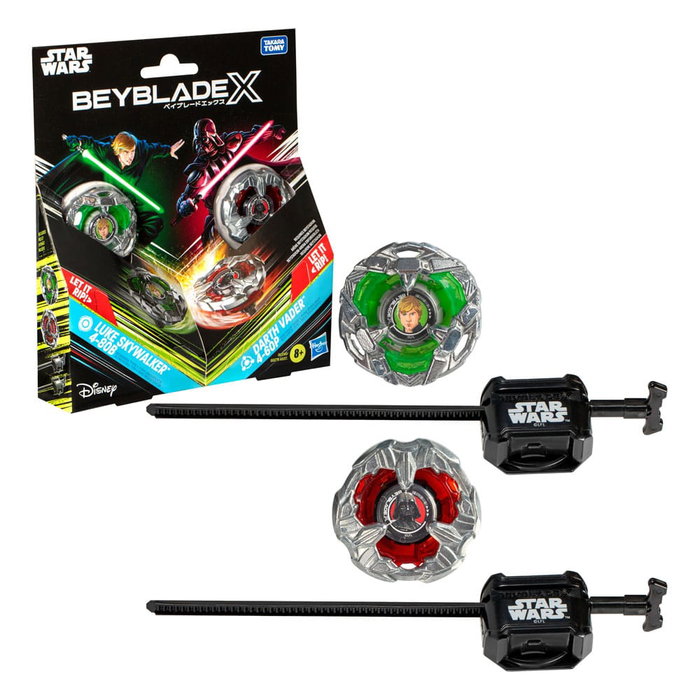 Beyblade X Multipack Luke Skywalker 4-80B vs. Darth Vader 4-60B Star Wars Edition