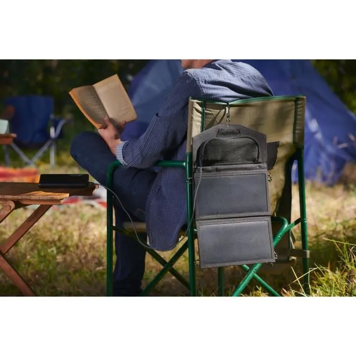 Ryobi RY18BI150B-0 - Kit voyage 18 V avec panneau solaire 21 W, chargeur et batterie lithium 2,0 Ah