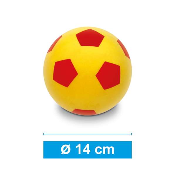 Unice Ballon de football souple en PVC 140 mm - Pour enfants de 1 à 10 ans