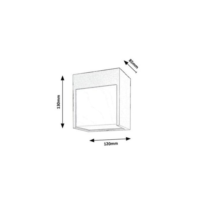 RABALUX Balimo Applique d'extérieur LED 12W Noir Mat