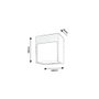 RABALUX Balimo Applique d'extérieur LED 12W Noir Mat