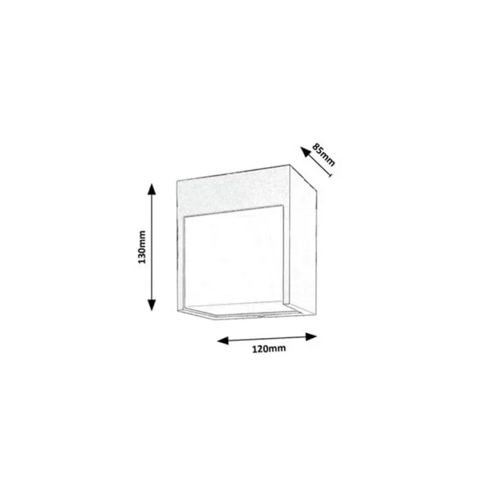 Rabalux Aplique Exterior Balimo LED 12W 560Lm IP54 RAB-7476