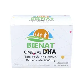 BIENAT DHA OMEGA 3 1000mg 120 capsules