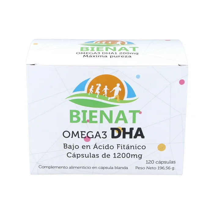 BIENAT DHA OMEGA 3 1000mg 120 capsules BIENAT DHA OMEGA 3 1000mg 120 capsules