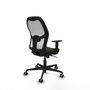 Piqueras y Crespo Chaise de Bureau 1D036G0 Noir