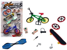 Rama Bicicleta Skate jouet pour enfants avec accessoires - Dimensions: 16.5 * 27.5 * 4 cm - Pour enfant à partir de 3 ans