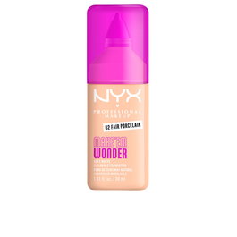 NYX Professional Make Up Fond de teint Make 'Em Wonder Soft Matte 30 ml Porcelaine claire - Couvrance mat longue durée 24h