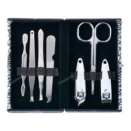 Bifull Kit de manucure 7 pièces Noir Scales Black