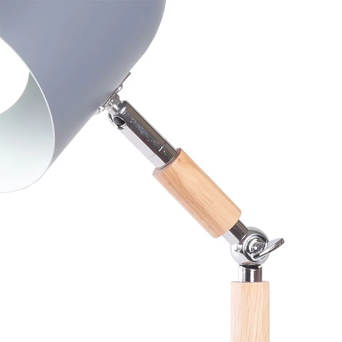 Lampe de Table "Daphne" SKD-T009-B - Design Élégant et Moderne - Abat-Jour pour Ampoule LED E27 - Variété d'Ambiances (Lumière Chaude, Froide, Neutre, RGB, CCT)