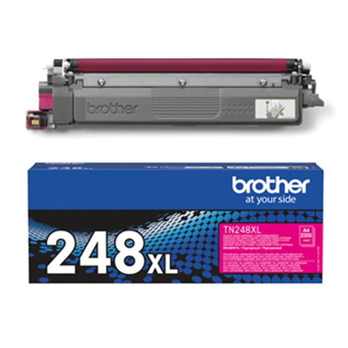 Brother TN248MXL Toner Magenta 3000 Pages Cartouche d'impression Brother Brother TN248MXL Toner Magenta 3000 Pages Cartouche d'impression Brother