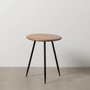 BigBuy Home Table d'appoint LAGOM Noir Naturel