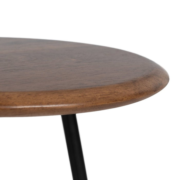 BigBuy Home Table d'appoint LAGOM Noir Naturel BigBuy Home Table d'appoint LAGOM Noir Naturel