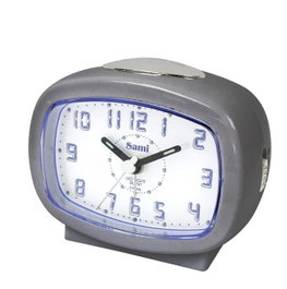 SAMI Réveil électronique silencieux avec LED noir