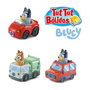 VTech Tut Tut Bólidos Bluey - Voix originales des personnages, lumières, musique et sons - Véhicule à pousser interactif - Modèle assorti