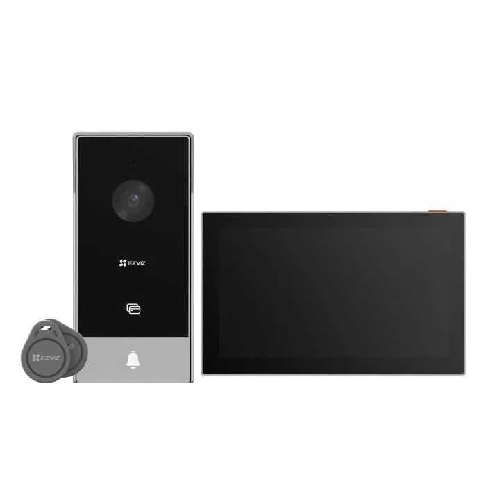 EZVIZ Visiophone HP5 - 7" Écran Tactile - Résolution 1080p - Contrôle à Distance - Étanche - Kit Vidéophone Intelligent