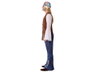 Disfraz Hippie Homme Adulte XXL - Costume Hippie Années 60 avec Chemise Blanche, Gilet Marron et Pantalon Fleuri