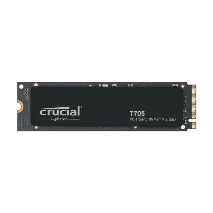 Crucial T705 SSD 1TB PCIe Gen5 NVMe M.2 CT1000T705SSD3 pour le jeu