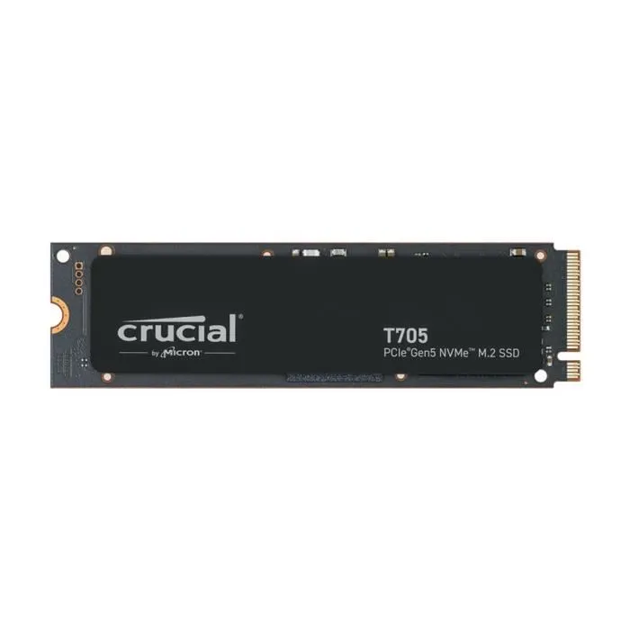 Crucial T705 SSD 1TB PCIe Gen5 NVMe M.2 CT1000T705SSD3 pour le jeu