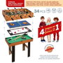 Colorbaby Table multi-jeux 4 en 1 (87 x 73 x 43 cm)