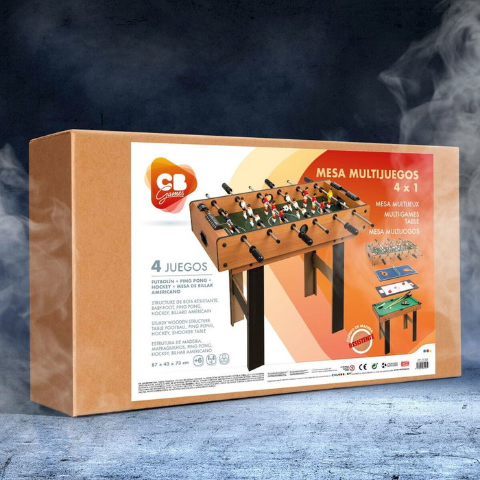 Colorbaby Table multi-jeux 4 en 1 (87 x 73 x 43 cm) Colorbaby Table multi-jeux 4 en 1 (87 x 73 x 43 cm)