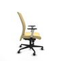 Piqueras Y Crespo Chaise de bureau Albacete avec mécanisme synchrone et similicuir crème