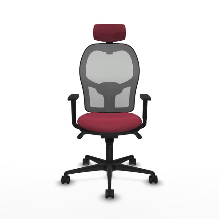 Chaise de Bureau avec Appui-tête Piqueras y Crespo 1D036N2 Bordeaux
