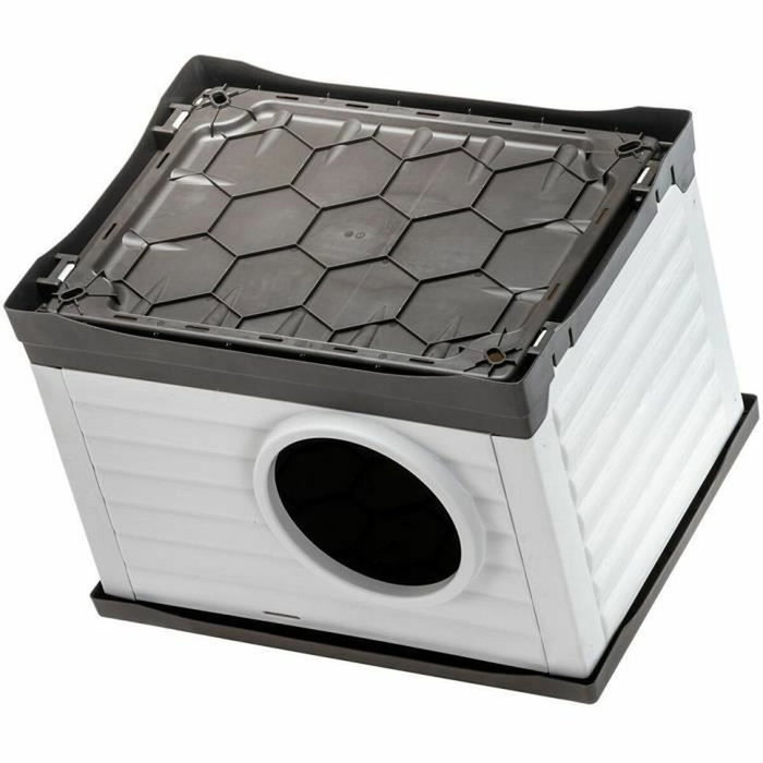 Ferplast Petvilla 60 - Niche Blanc / Gris