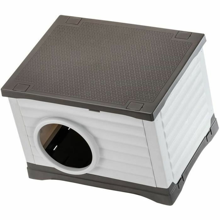 Ferplast Petvilla 60 - Niche Blanc / Gris