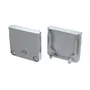 Embout Profil Type DILEDA Gris avec Trou Extractible