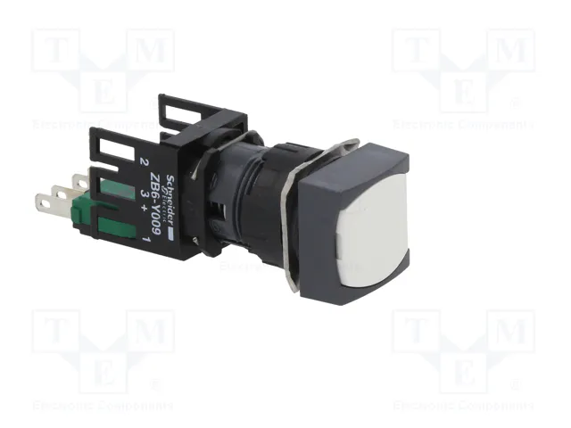 SCHNEIDER ELECTRIC XB6CA11B Bouton-poussoir Harmony XB6 Blanc SCHNEIDER ELECTRIC XB6CA11B Bouton-poussoir Harmony XB6 Blanc