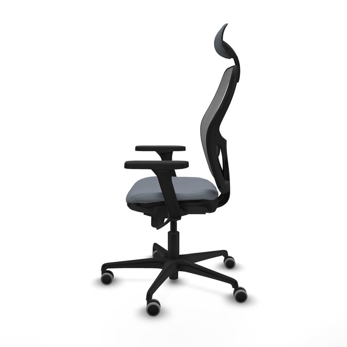 Piqueras y Crespo Chaise de Bureau Jorquera 3D036G1 Gris avec Appui-tête