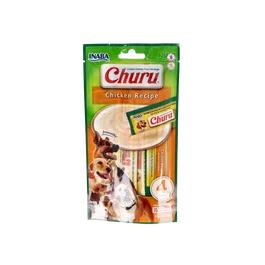 CHURU VET Snack au poulet pour chiens, 4 sticks de 14g