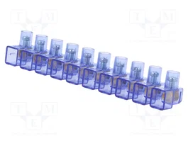 BM GROUP Barrette de jonction d'alimentation bleue