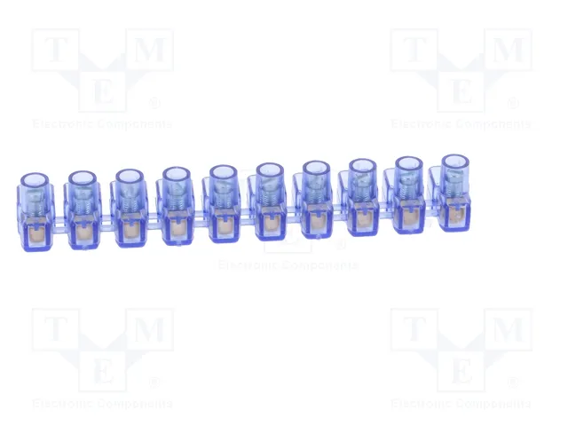 BM GROUP Barrette de jonction d'alimentation bleue