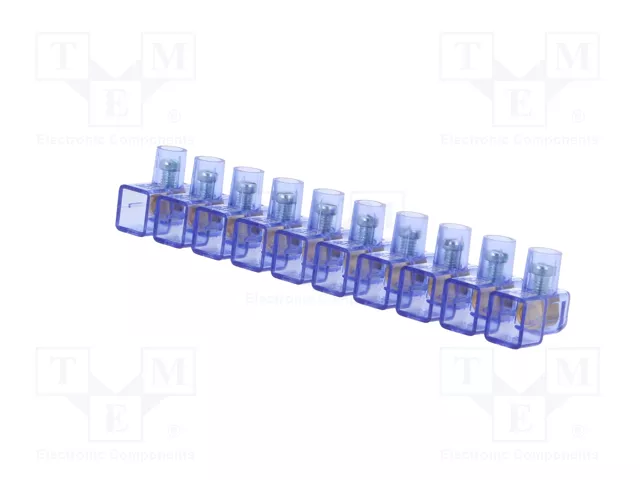 BM GROUP Barrette de jonction d'alimentation bleue