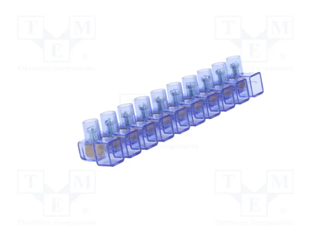 BM GROUP Barrette de jonction d'alimentation bleue