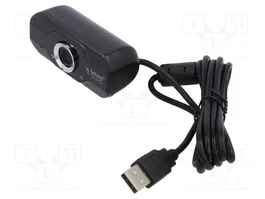 SAVIO Caméra internet Full HD 1080p, noir, USB A