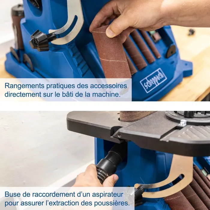 Scheppach OSM600 Ponceuse oscillante 16 mm 450W