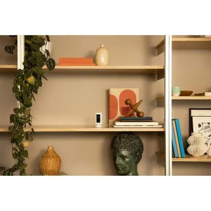 Ring - Caméra de Surveillance Intérieure 2ème Génération - Pack de 2 - Blanc - Vision Nocturne Couleur et Vidéo HD 1080p