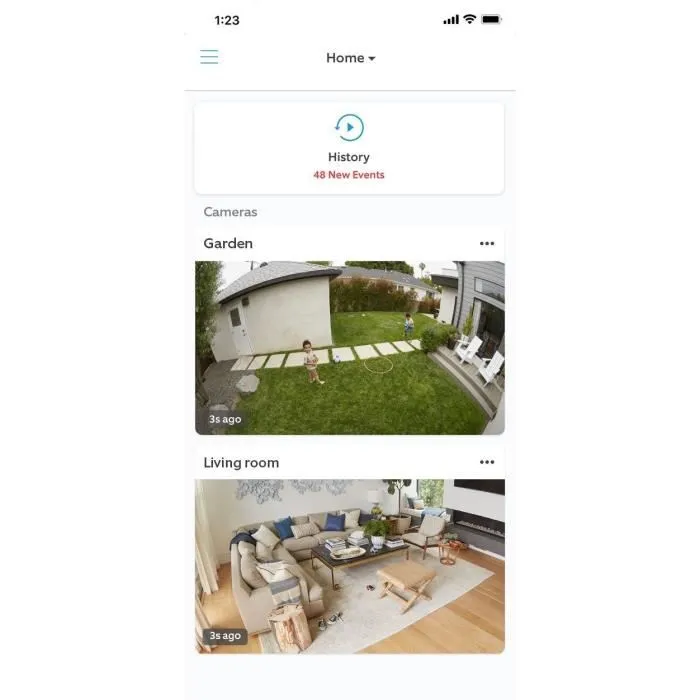 Ring - Caméra de Surveillance Intérieure 2ème Génération - Pack de 2 - Blanc - Vision Nocturne Couleur et Vidéo HD 1080p