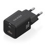 Chargeur mural Aisens ASCH-30W2P021-BK Noir Multicouleur 33 W
