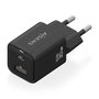 Chargeur mural Aisens ASCH-30W2P021-BK Noir Multicouleur 33 W